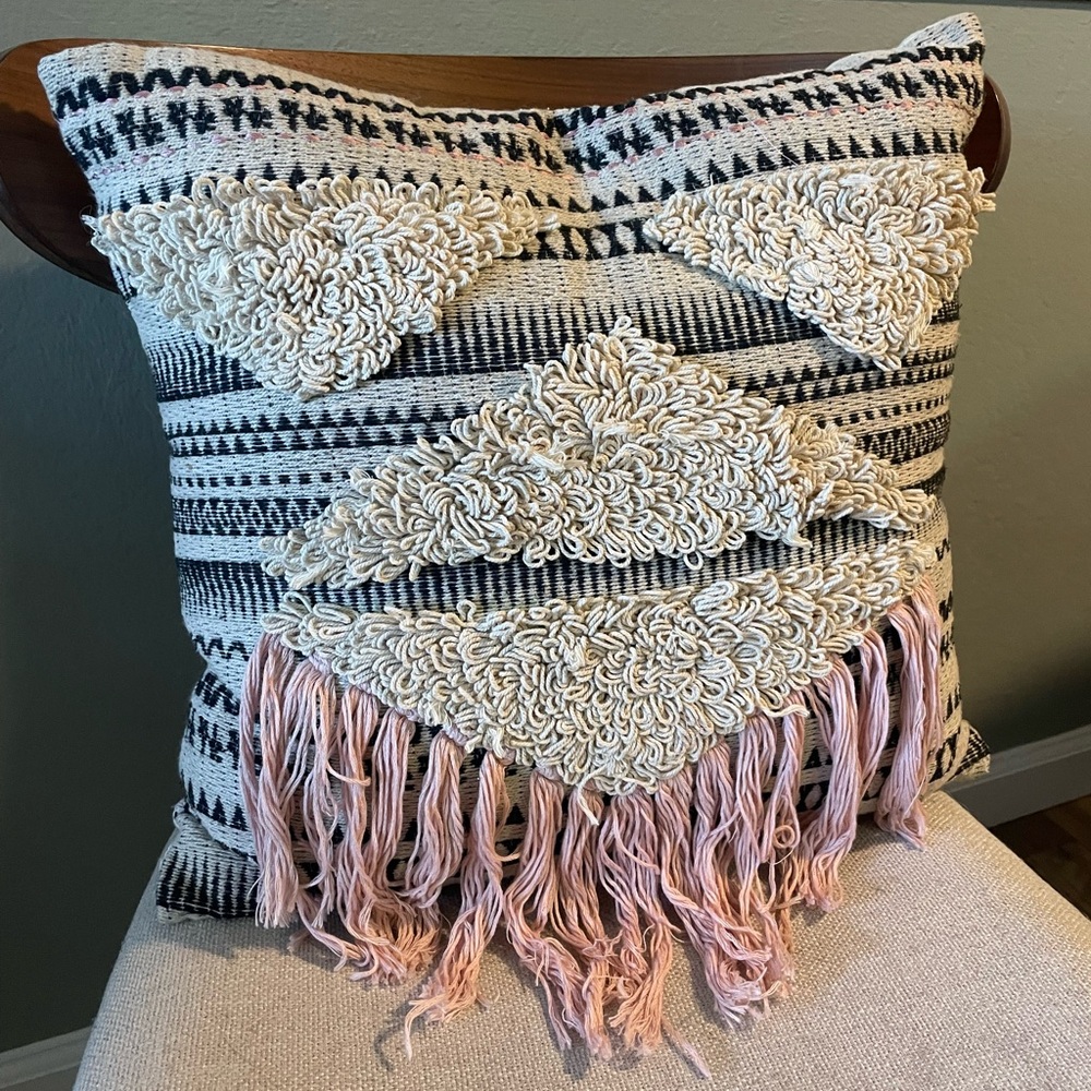 Cost Plus World Market Boho Throw Pillow - Picture 2 of 3